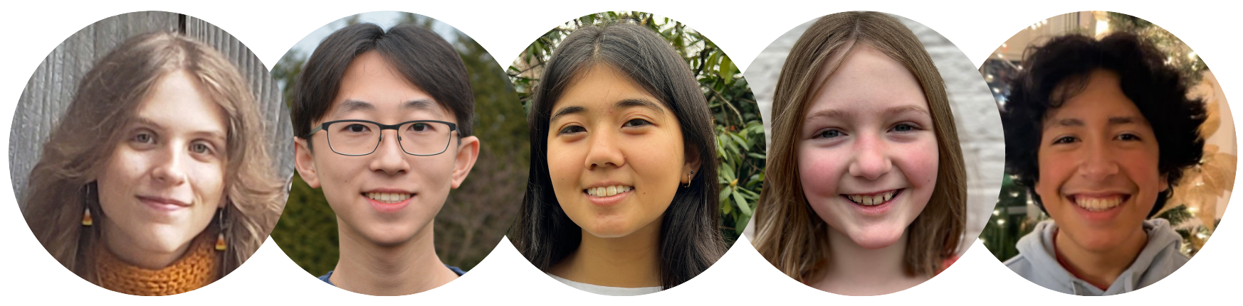 Headshots of select winners of the 2023 Local Letters for Global Change contest